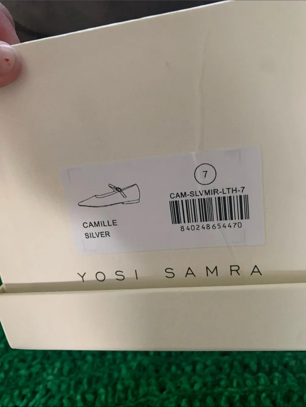 Yosi Samra metallic silver